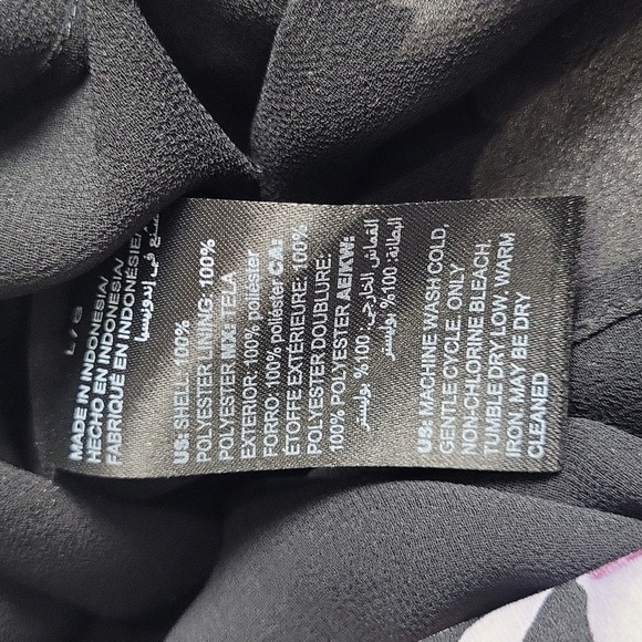 WHBM Purple Floral Off-the-Shoulder Blouse - Picture 4 of 4